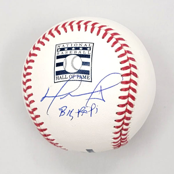 DAVID ORTIZ Autographed Red Sox HOF 22, 3x WS Champs Baseball