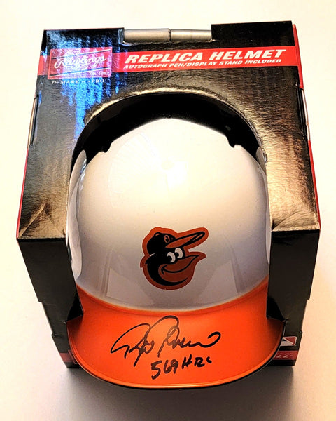 Brooks Robinson Signed Autographed Baltimore Orioles Mini Helmet JSA Sticker