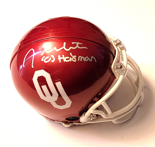 JASON WHITE SIGNED OKLAHOMA SOONERS MINI HELMET QB HEISMAN 03 deals OU BECKETT COA