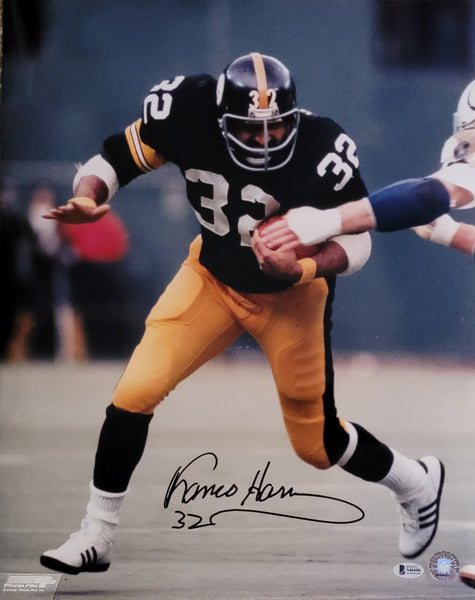 Franco Harris Autographed Pittsburgh Steelers 16x20 Photo Beckett