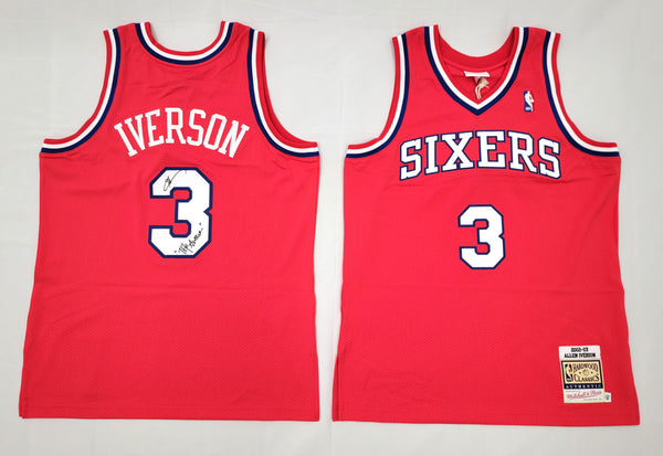 Mitchell & Ness Swingman Allen Iverson Philadelphia 76ers 2002-03 Jersey