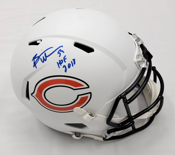 Chicago Bears Brian Urlacher Signed Salute To Service Mini Helmet