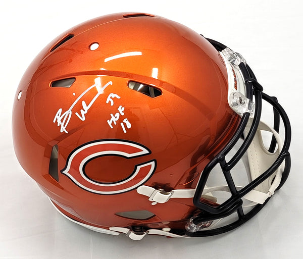 BRIAN URLACHER SIGNED SALUTE TO SERVICE MINI HELMET CHICAGO BEARS