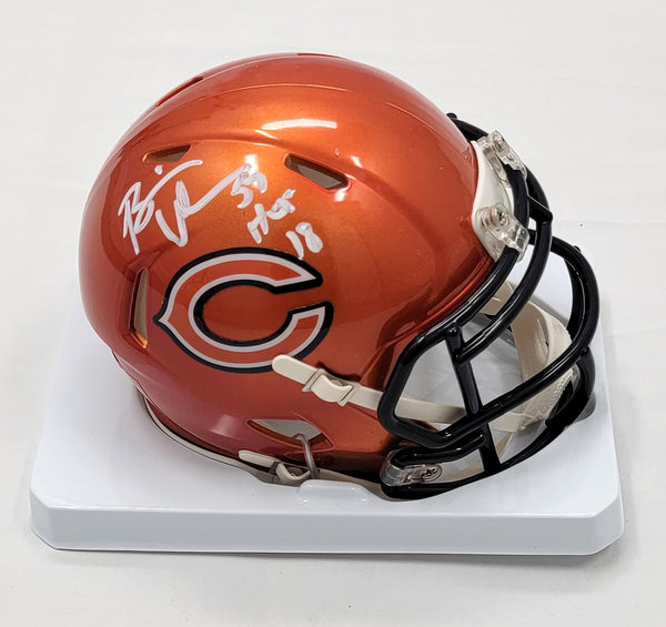 Chicago Bears Brian Urlacher Signed Salute To Service Mini Helmet