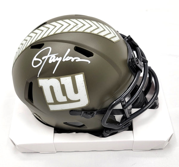 Lawrence Taylor New York Giants Autographed Riddell Throwback