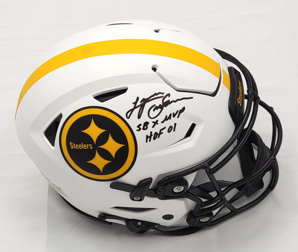 Lynn Swann Signed Helmet - Blaze HOF 01 SB X MVP Beckett