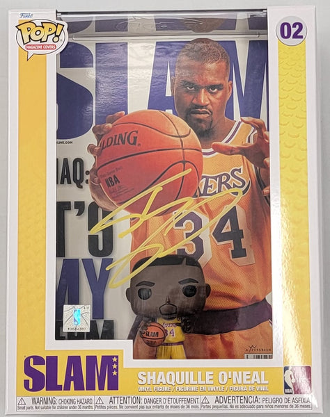 Shaquille O'Neal Autographed Orlando Magic Funko Pop Beckett Witnessed -  Famous Ink