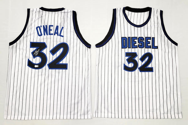Shaquille O'Neal Authentic Signed White Pro Style Jersey