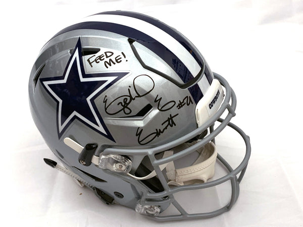 Ezekiel Elliott Autographed Dallas Cowboys Riddell Speed Flex Authenti