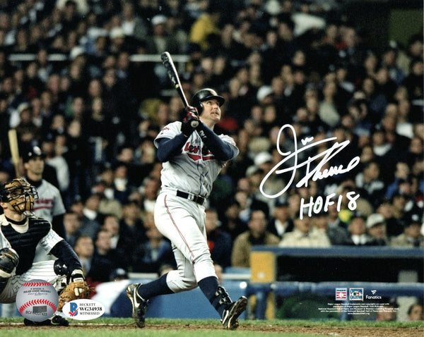 Jim Thome Autographed Picture - 8x10