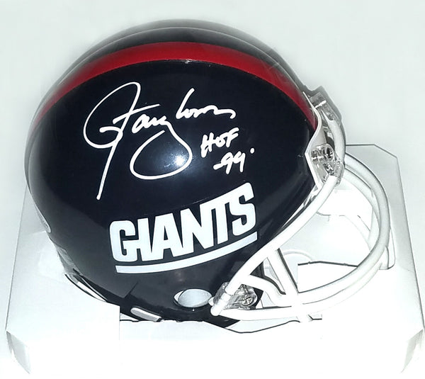 Lawrence Taylor Autographed New York Giants Riddell Mini Helmet W/ HOF -  Famous Ink