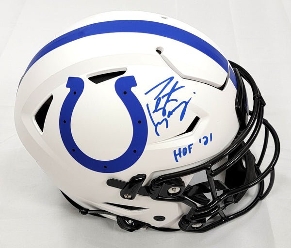 Peyton Manning Indianapolis Colts Autographed Riddell Flash Speed Authentic  Helmet