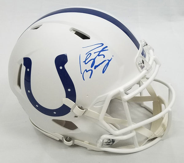 Peyton Manning Indianapolis Colts Autographed Riddell Flash Speed