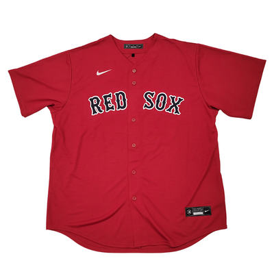 David Ortiz Autographed Boston Red Sox Nike Replica Red Jersey W/HOF 22 Beckett Witnessed
