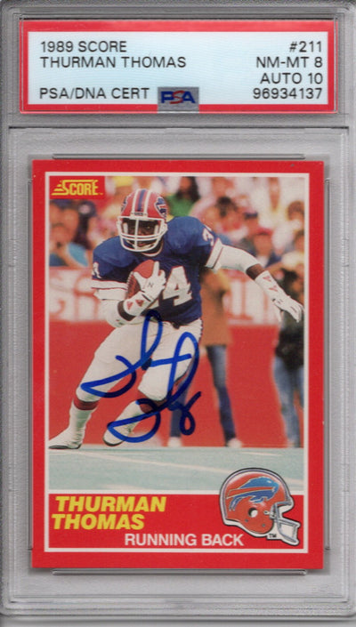 Thurman Thomas deals signed autographed Buffalo Bills 16x20 photo PSA/DNA