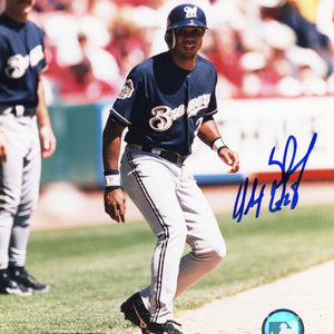 Alex Sanchez Autographed Milwaukee Brewers 8x10 Photo Beckett Authenticated