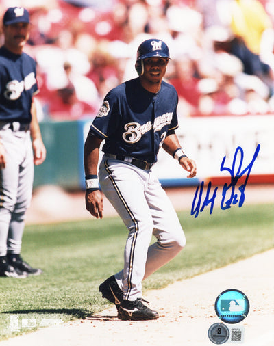 Alex Sanchez Autographed Milwaukee Brewers 8x10 Photo Beckett Authenticated