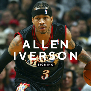 Allen Iverson autograph signing Philadelphia 76ers memorabilia