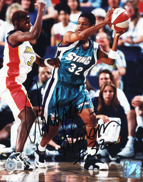 Andrea Stinson Autographed WNBA Charlotte Sting 8x10 Photo Beckett Aut ...