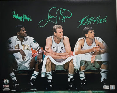 BOSTON CELTICS Framed Photo McHale Parish store Bird & Allen Garnett Pierce w NBA Mark