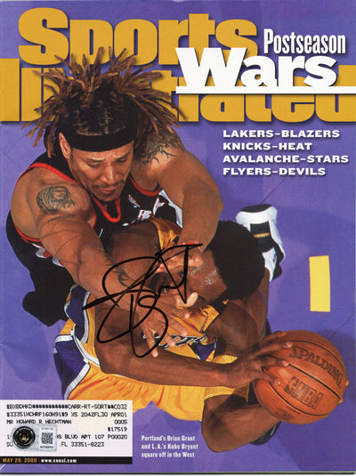 Brian Grant Autographed Portland Trail Blazers Sports Illustrated 5/29/2000 Beckett