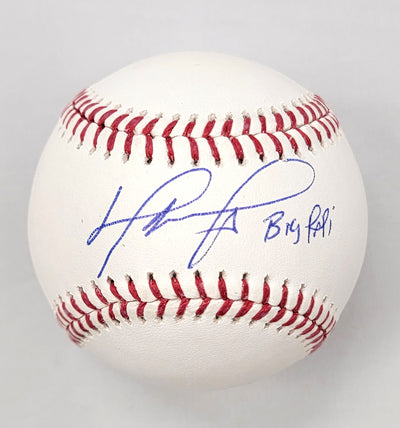 David Ortiz Autographed Boston Red Sox MLB Baseball W/Big Papi Beckett Witnessed