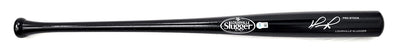 David Ortiz Autographed Boston Red Sox Louisville Slugger Black Bat Beckett Witnessed