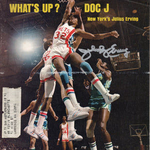 Julius Dr. J Erving Autographed ABA New York Nets Sports Illustrated Whats Up? Doc J 1/14/74 Beckett Witnessed