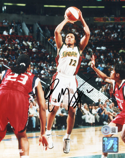 Edna Campbell Autographed WNBA Seattle Storm 8x10 Photo Beckett Authenticated