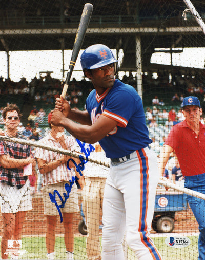 George Foster Autographed New York Mets 8x10 Photo Beckett Authenticated #2