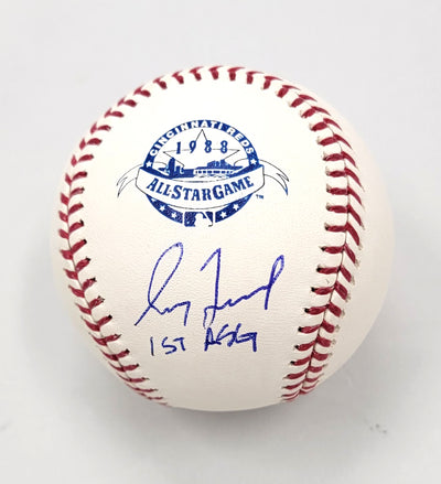 Ryne Sandberg Autographed Chicago Cubs 8x10 Photo Inscribed HOF 05