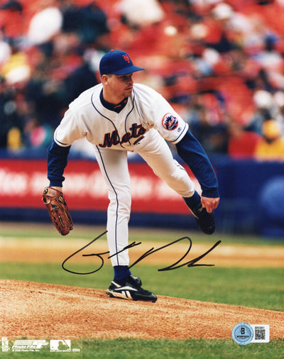 Glendon Rusch Autographed New York Mets 8x10 Photo Beckett Authenticated