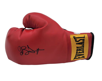 James Buster Douglas Autographed Red Everlast Boxing Glove JSA Witnessed