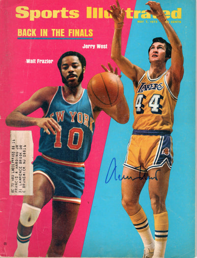 Jerry West Autographed Los Angeles Lakers Sports Illustrated 5/7/73 JSA Witnessed