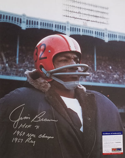 Jim Brown Autographed Cleveland Browns Mini Helmet