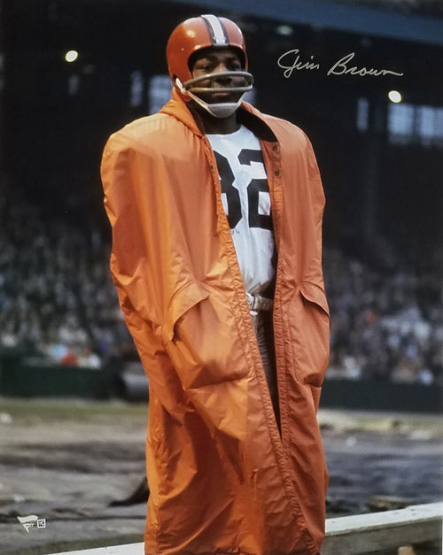 Jim Brown Cleveland Browns Autographed NFL The Duke