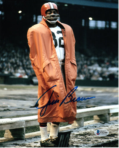 Jim Brown Autographed Cleveland Browns Raiders Sports Illustrated 12/1 -  Famous Ink