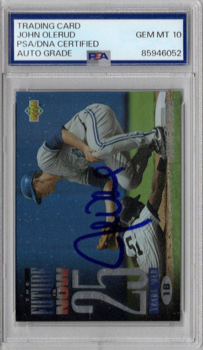 John Olerud Autographed Toronto Blue Jays 1994 Upper Deck #48 Card PSA AUTO GRADE GEM MT 10