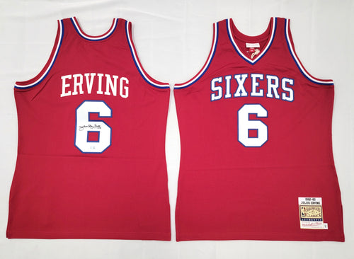 Dr j signed jersey best sale