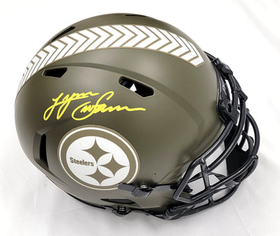 Lynn Swann Autographed Pittsburgh Steelers STS Salute To Service Authentic Helmet Beckett Witnessed
