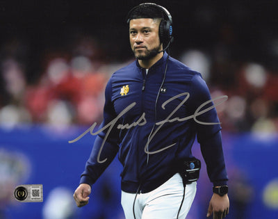 Marcus Freeman Autographed Notre Dame Fighting Irish 8x10 Photo Beckett Witnessed