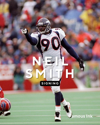 Neil Smith autograph signing NFL memorabilia