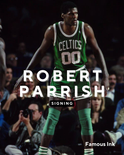 Robert Parish autograph signing Boston Celtics memorabilia