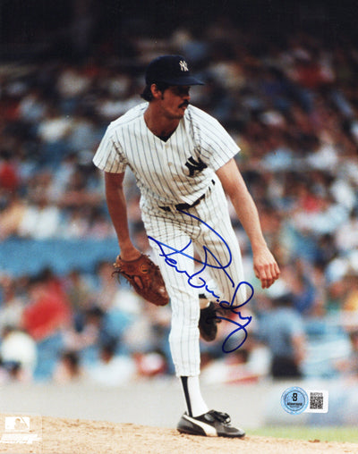 Ron Guidry Autographed New York Yankees 8x10 Photo Beckett