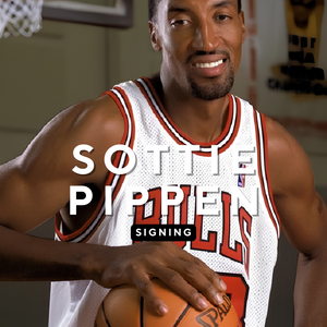 Scottie Pippen autograph signing with Famous Ink Chicago Bulls NBA Hall of Fame legend