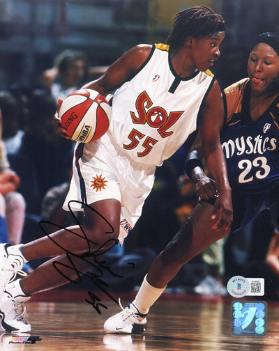 Sheri Sam Autographed WNBA Miami Sol 8x10 Photo Beckett Authenticated