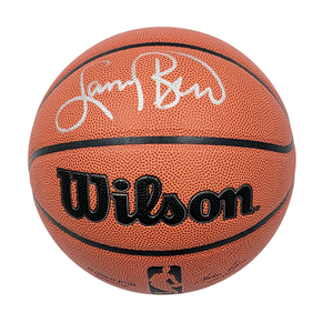Larry Bird Autographed Boston Celtics Wilson NBA Basketball Beckett Witnessed
