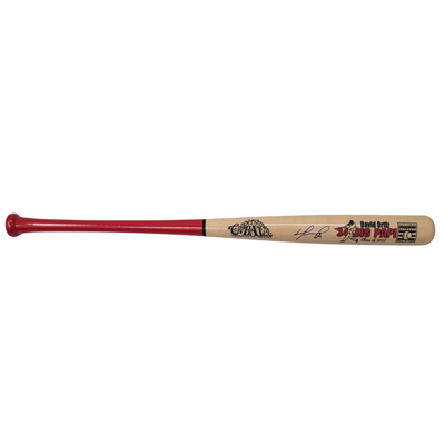 David Ortiz Autographed Boston Red Sox Cooperstown Bat HOF Big Papi Beckett Witnessed