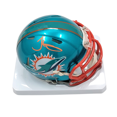 Tyreek Hill Autographed Miami Dolphins Riddell Flash Mini Helmet Beckett Witnessed