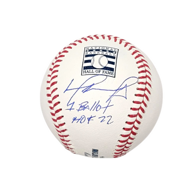 David Ortiz Autographed Boston Red Sox MLB Hall Of Fame Baseball W/1 Ballot HOF 22 Beckett Witnessed